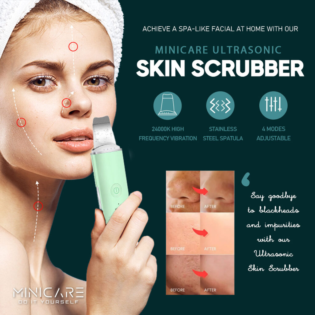 Minicare Ultrasonic Skin Scrubber